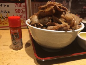 神戸「脂屋肉八」ブッチャ丼 (ヘビー級) ②